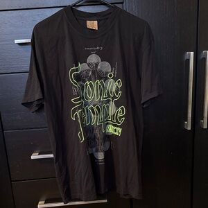 Black Sonic Temple Graphic T-Shirt